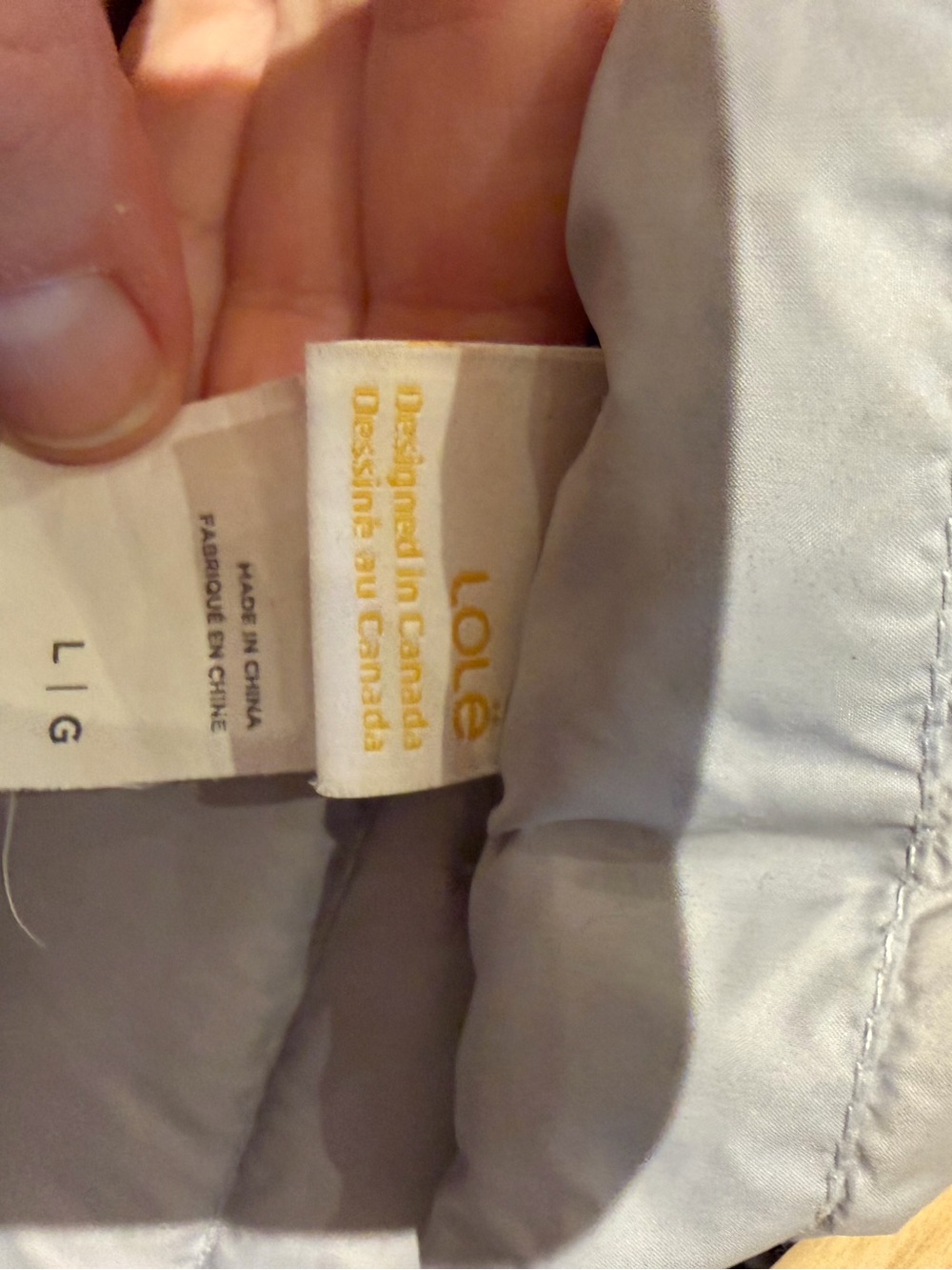 Lole Lightweight Puffer Jacket – Pale Lilac Grey - Picture 6 of 9